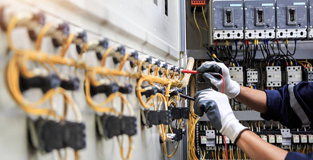 Professional Electrician technician working in Flowery Branch, GA